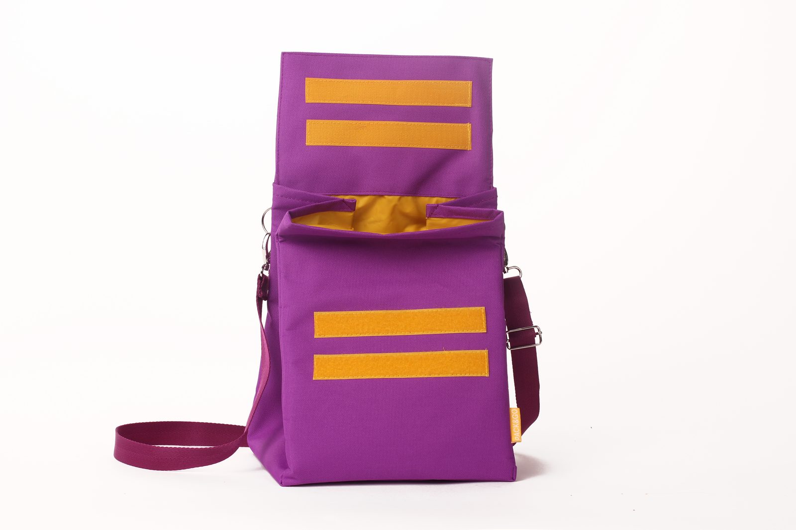 Lunchbag L+ Violet Open