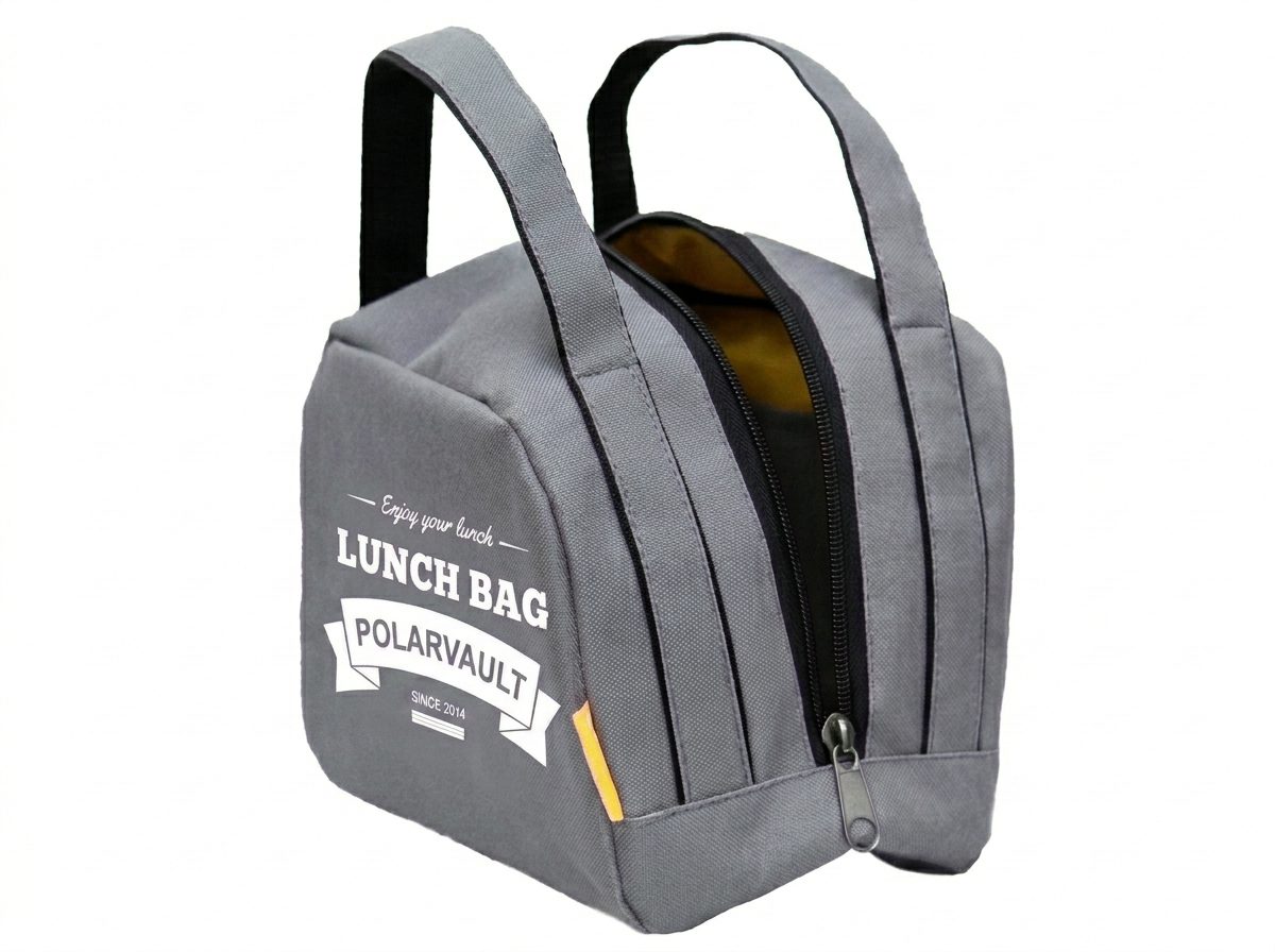 Lunchbag ZIP Grey