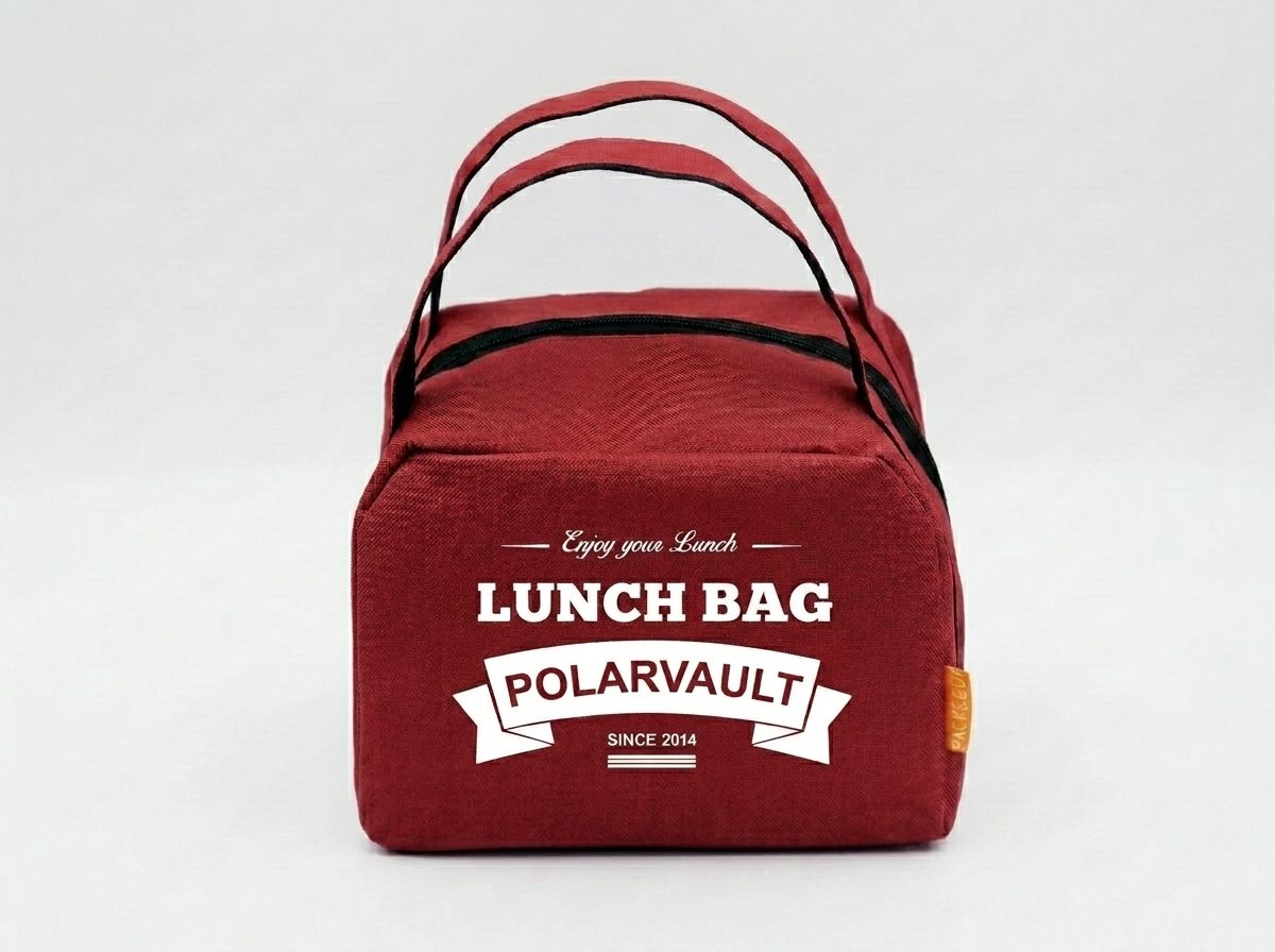Lunchbag ZIP Red